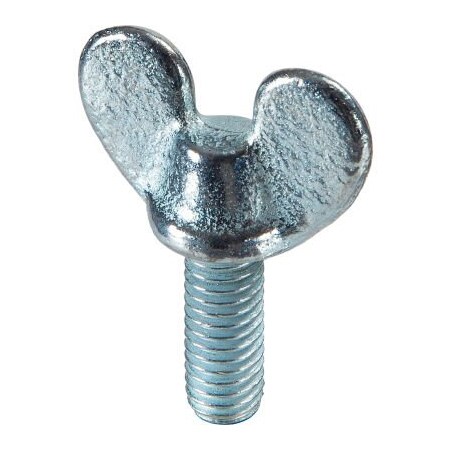 Peerless Hardware Thumb Screw, 1/4 in-20 Thread Size, Wing, Plain Iron, 1 in Lg 1-CDL-02-M7-